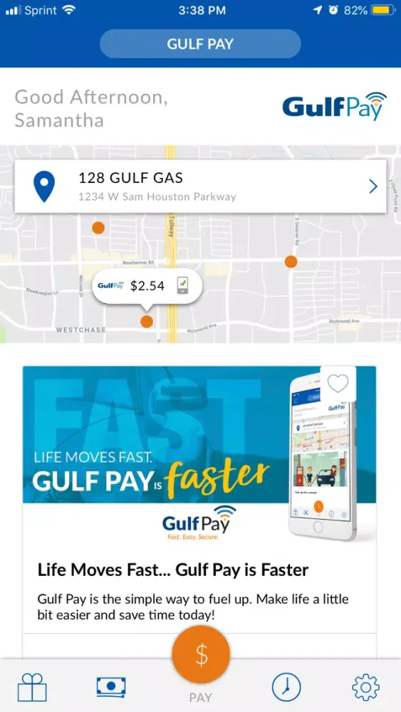 Capturas de pantalla de Gulf Pay - Gulf Mobile