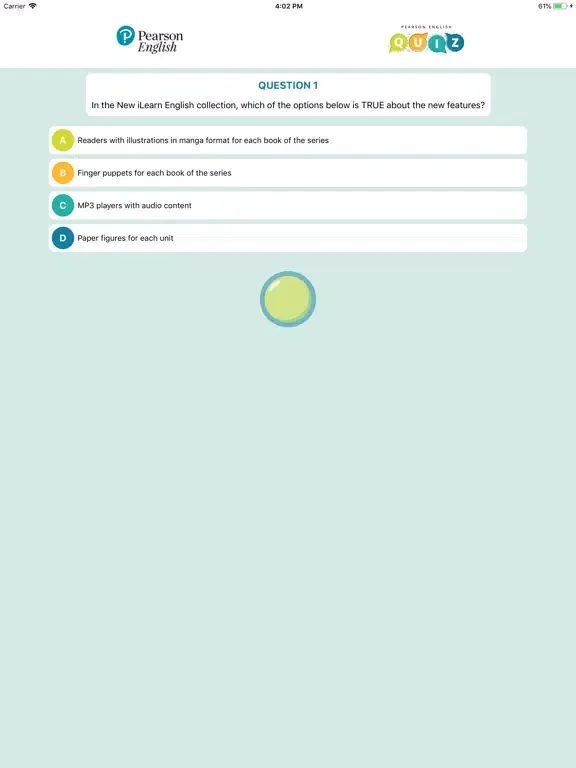 ภาพหน้าจอของ Pearson English Quiz iPad 