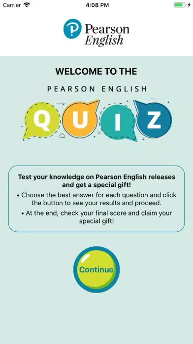 ภาพหน้าจอของ Pearson English Quiz