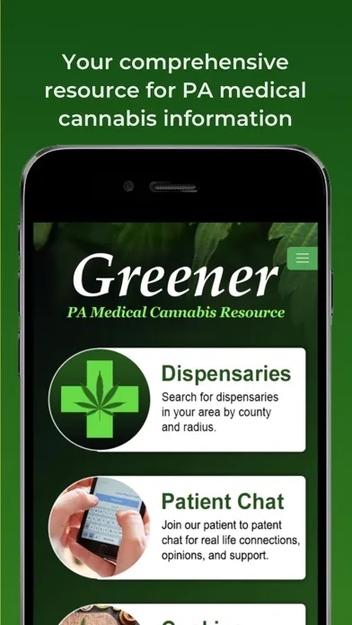 The Greener App スクリーンショット