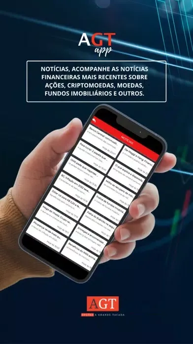 Capturas de tela do AGT APP