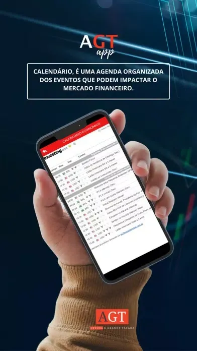Capturas de tela do AGT APP