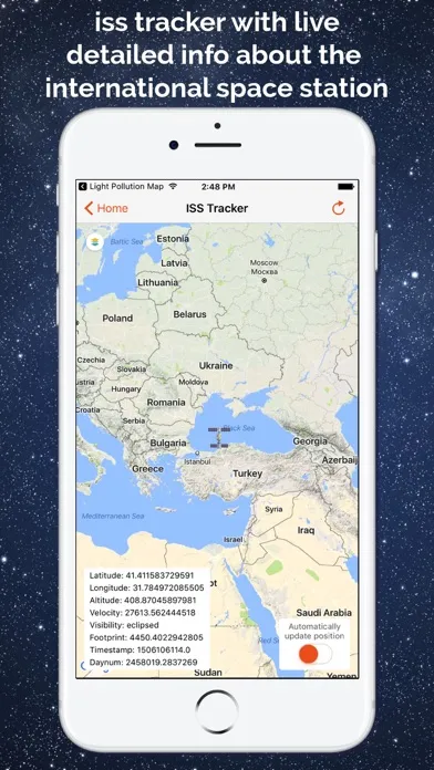 Скриншоты Light Pollution Map - Dark Sky