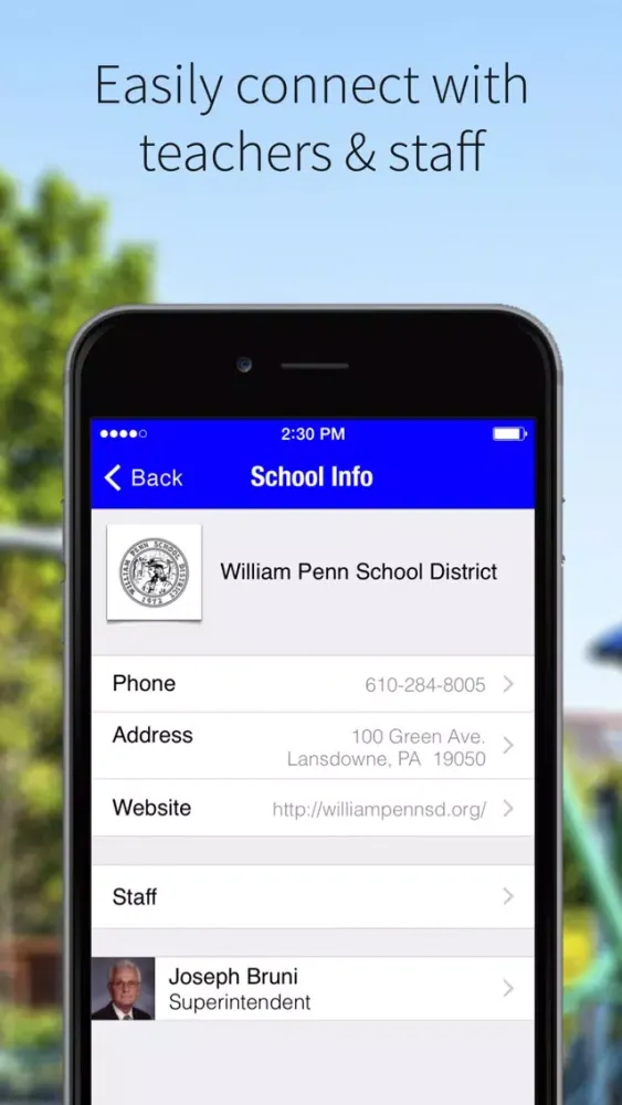 Tangkapan skrin William Penn School District