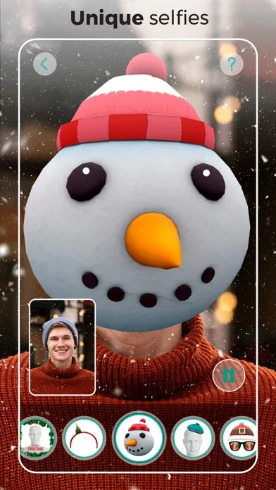 Christmas AR - Face filters Screenshots