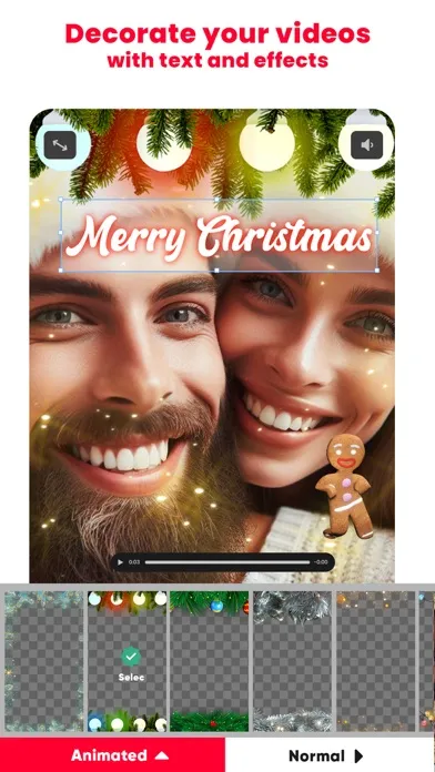 Xmas Edit Pro - Video Effects স্ক্রিনশট