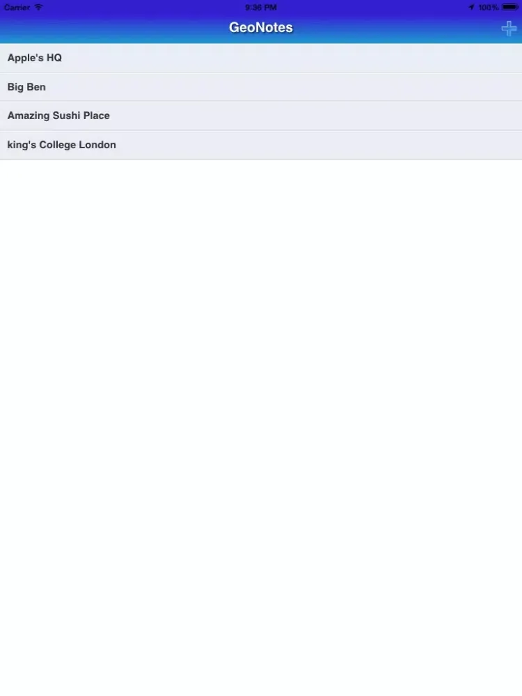 تصاویر GeoNotes Plus iPad 
