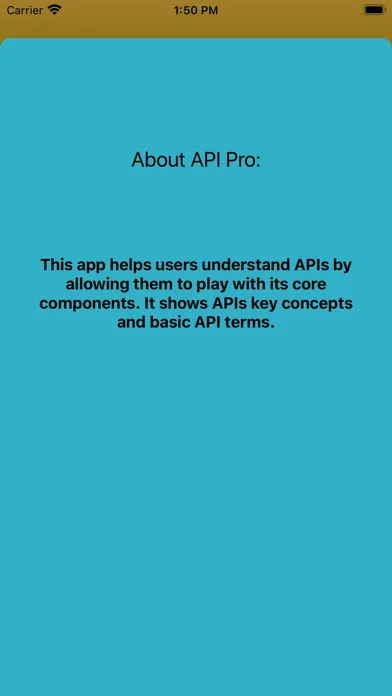 Tangkapan layar API Pro