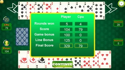 Captures d'écran de Gin Rummy Pabroton