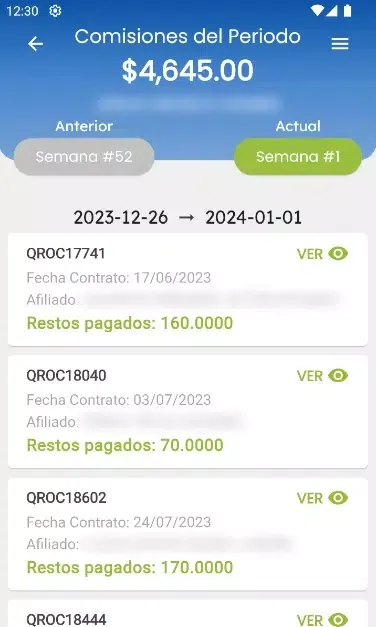 Tangkapan skrin Asistencia Social