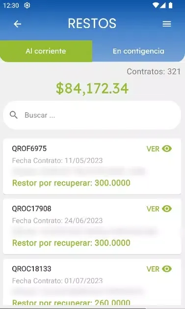 Tangkapan skrin Asistencia Social