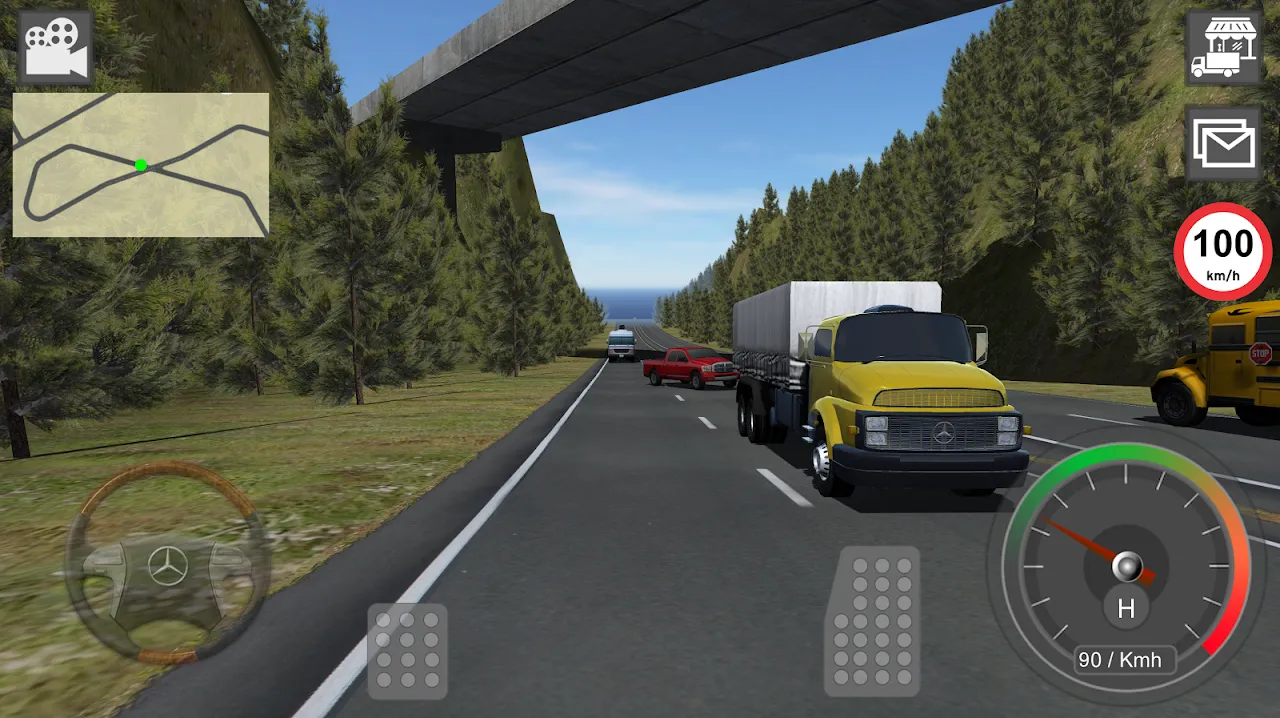 Screenshot di Mercedes Benz Truck Simulator