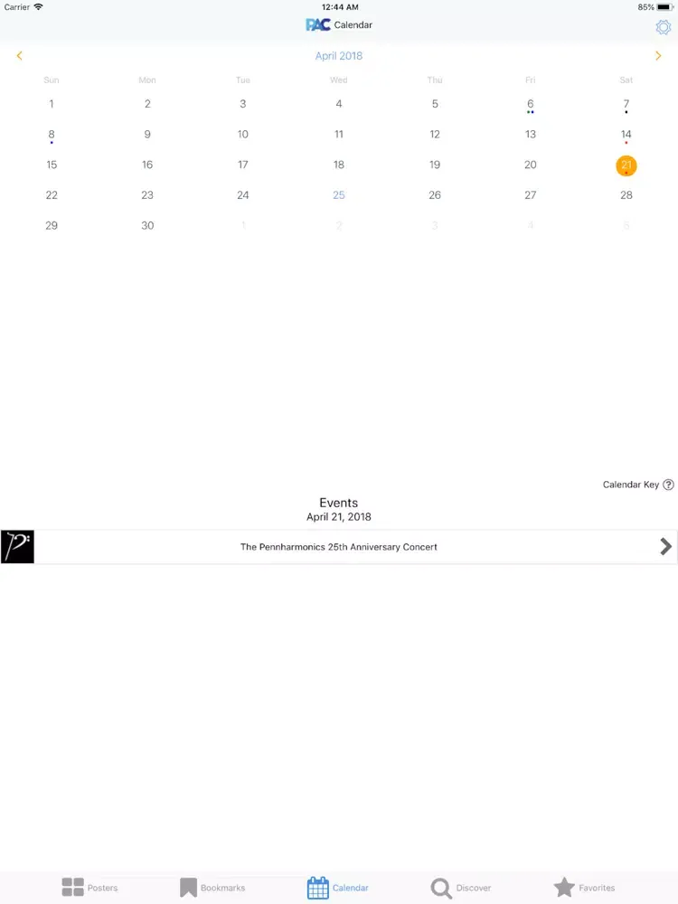 PACalendar iPad  スクリーンショット