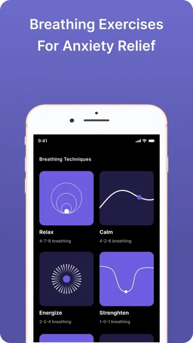 Paced Breathing Exercises App 스크린샷