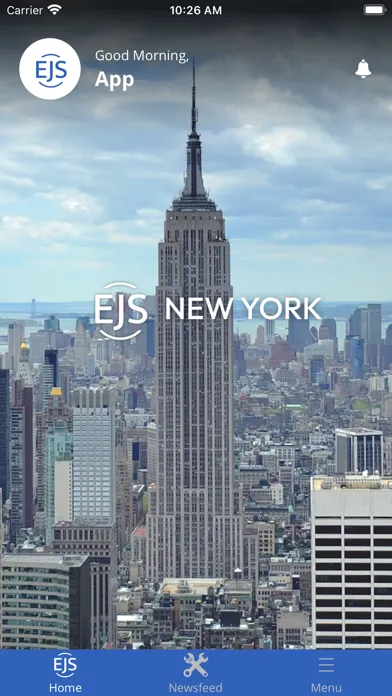 Tangkapan skrin EJS NY
