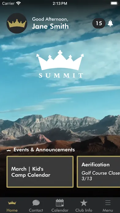 Captures d'écran de Summit Club