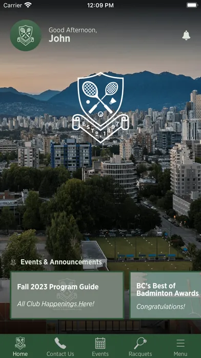 Capturas de tela do Vancouver Lawn Tennis