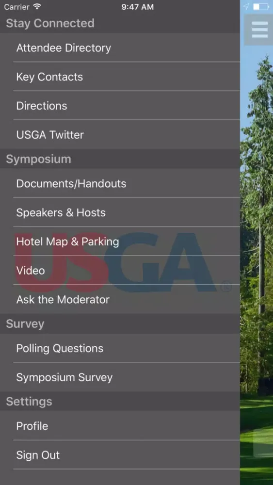 USGA Innovation Symposium স্ক্রিনশট