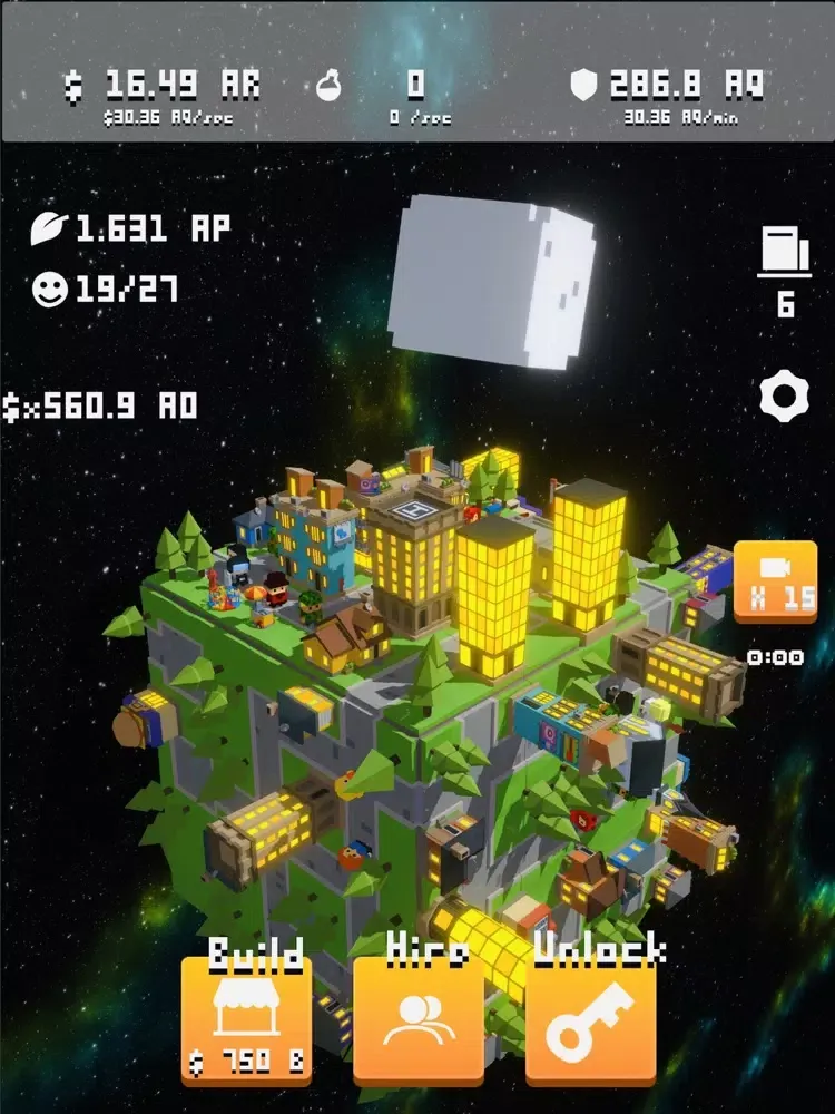 Idle Flat Earth iPad  Screenshots