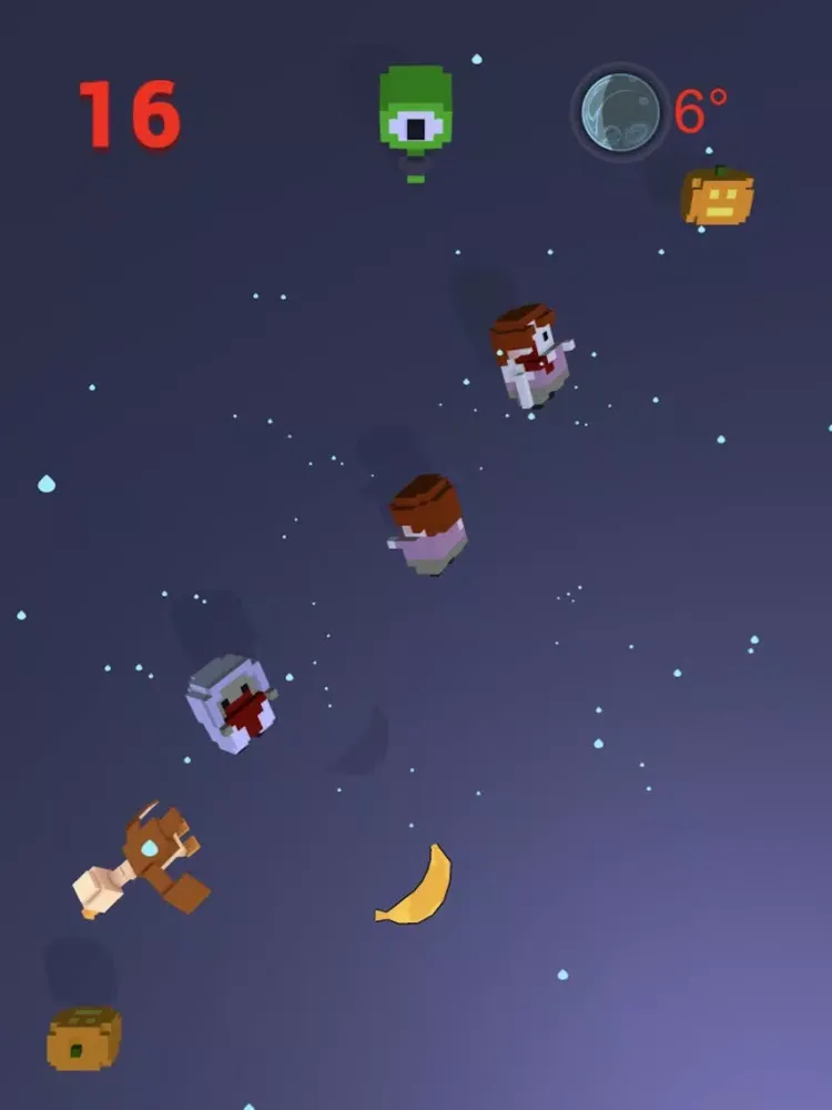 Aliens eat banana iPad  سکرین شاٹس