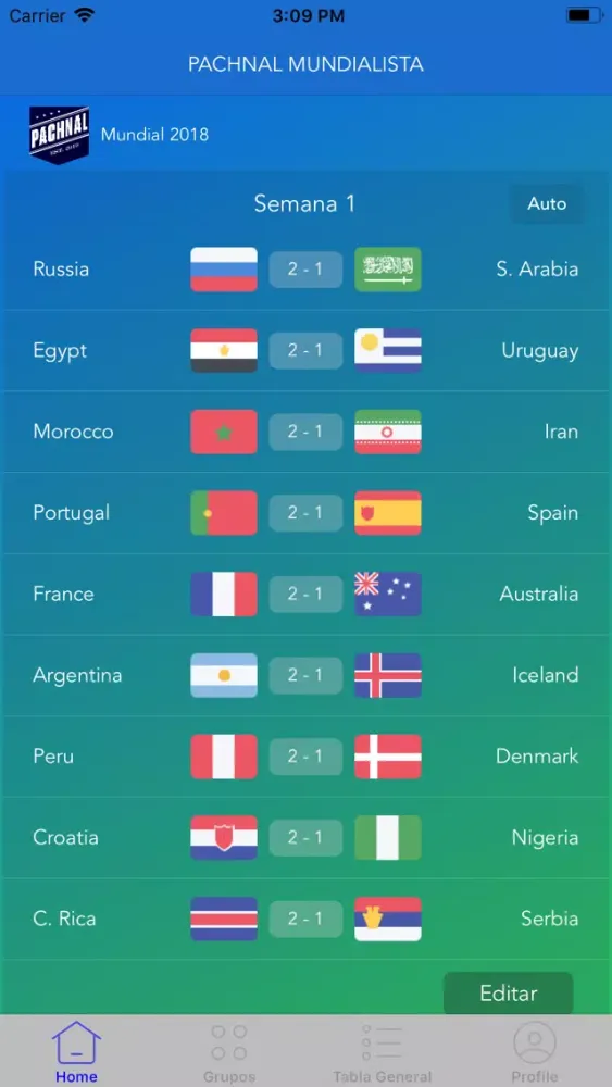 Pachnal Mundialista Ekran Görüntüleri
