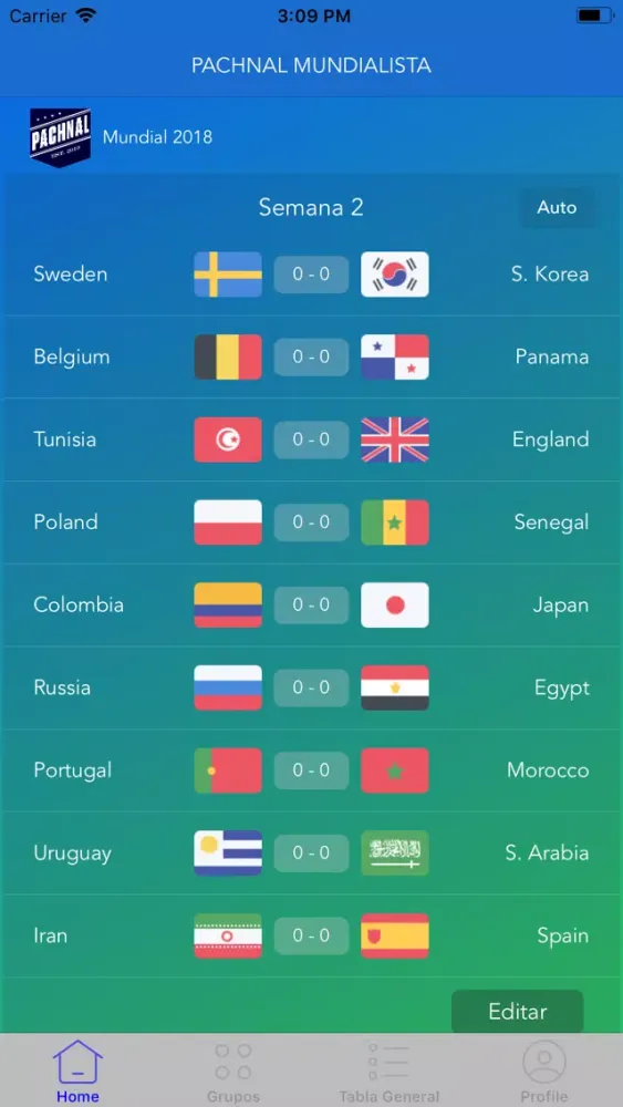 Pachnal Mundialista Ekran Görüntüleri