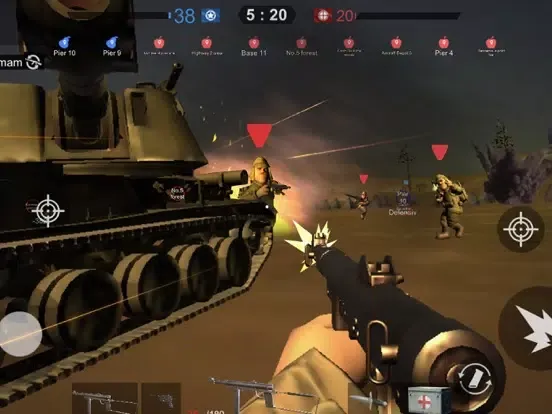 Ảnh chụp màn hình của Battle of Death Island iPad 