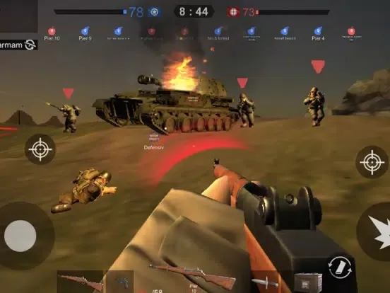 Ảnh chụp màn hình của Battle of Death Island iPad 