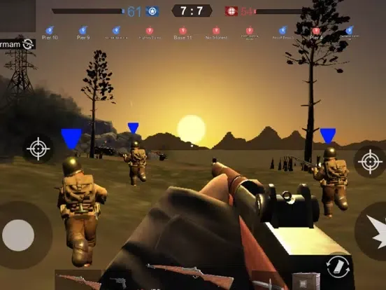 Ảnh chụp màn hình của Battle of Death Island iPad 