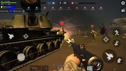 Ảnh chụp màn hình của Battle of Death Island