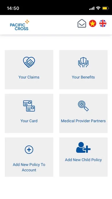Capturas de tela do Health Insure Pacific Cross VN