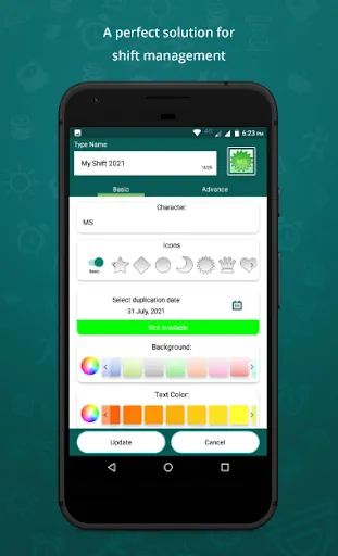 Shift Work Calendar Screenshots