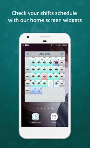 Shift Work Calendar Screenshots