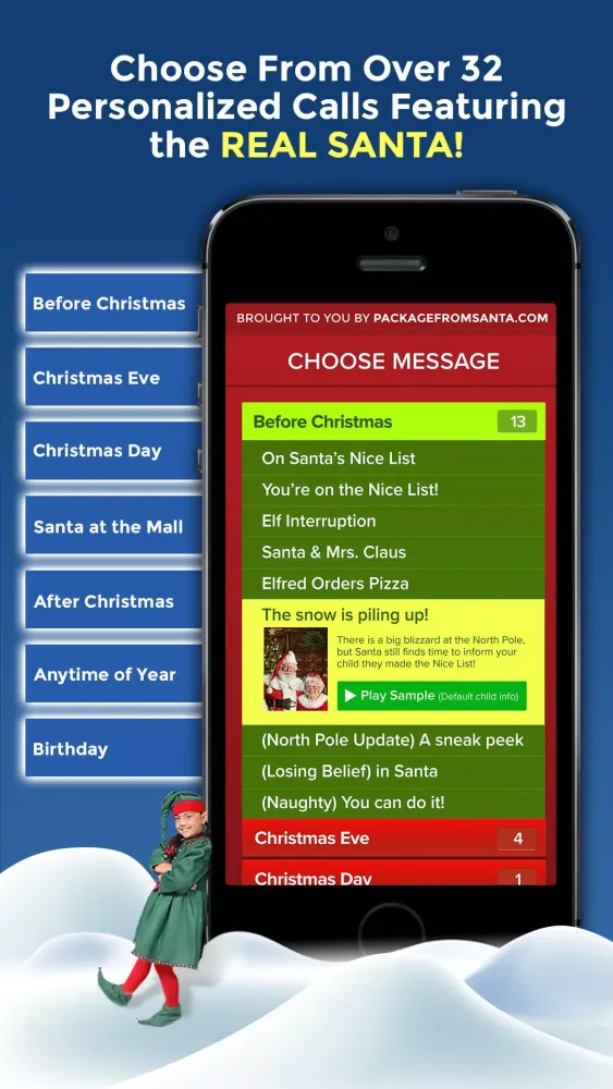 Personalized Call from Santa ( Screenshots