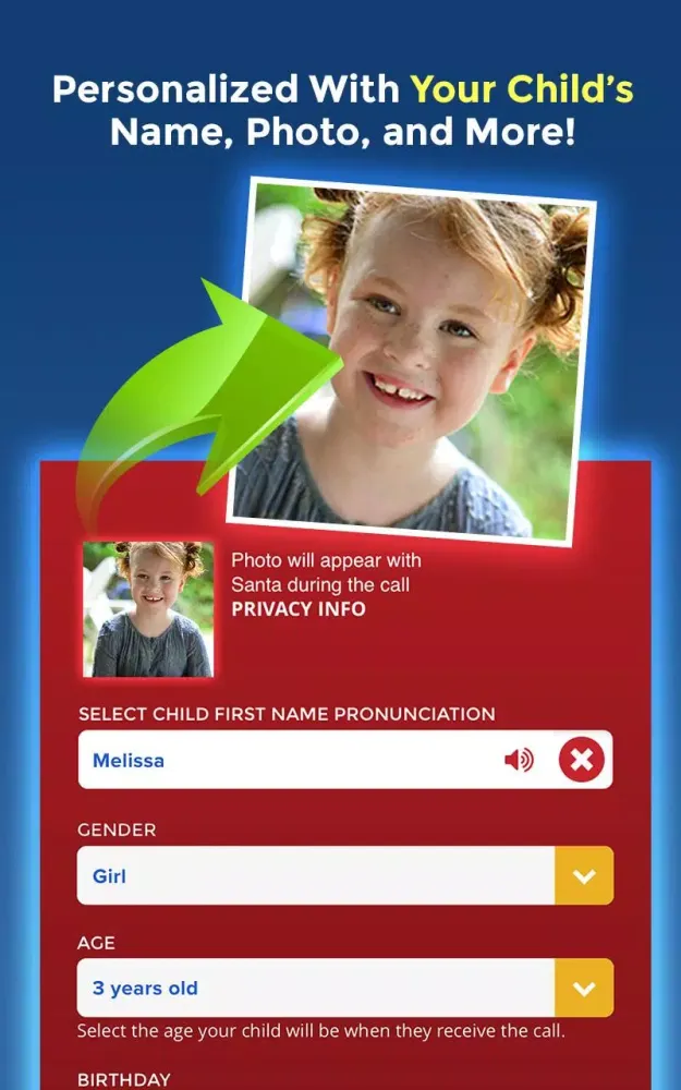 Personalized Call from Santa ( Screenshots