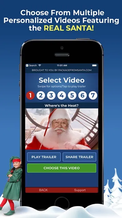 تصاویر Personalized Video From Santa