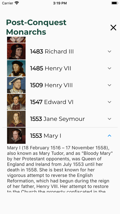 British History Timeline Quiz Screenshots