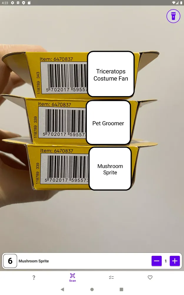 Minifig Scan स्क्रीनशॉट