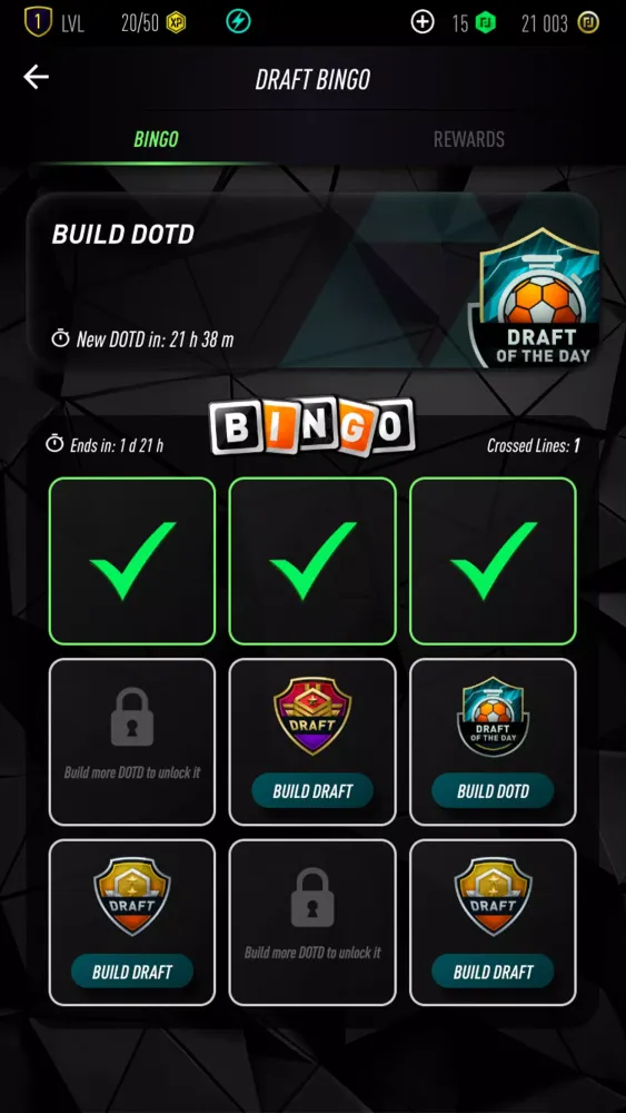 Screenshot di Pacwyn 25 Draft & Pack Opener