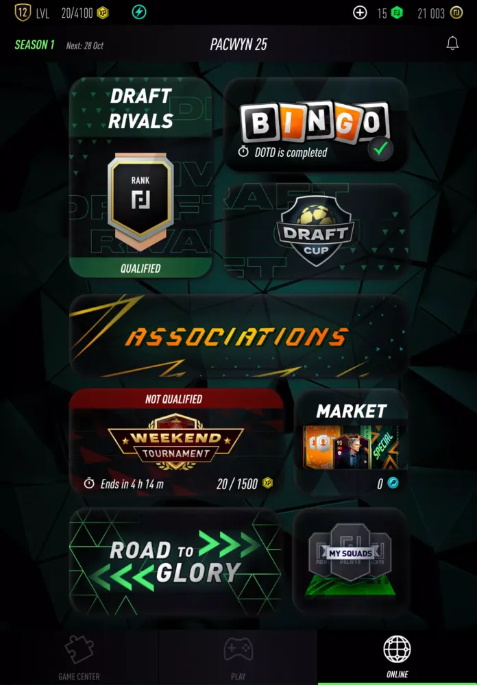 Screenshot di Pacwyn 25 Draft & Pack Opener