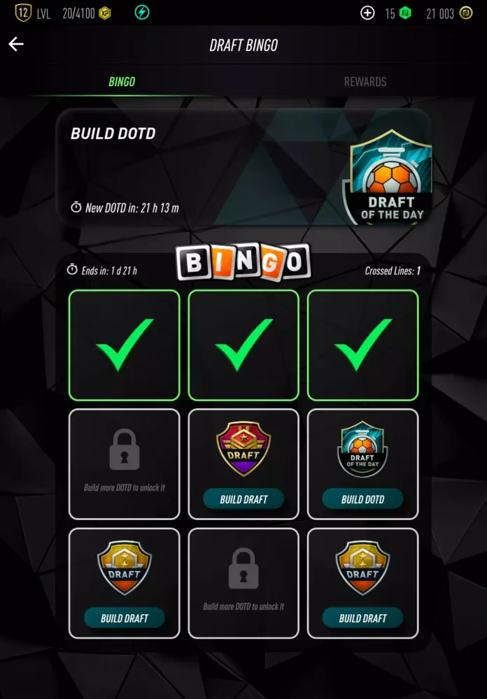 Screenshot di Pacwyn 25 Draft & Pack Opener