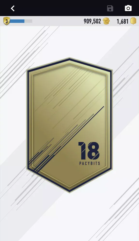 Capturas de tela do FUT PACK