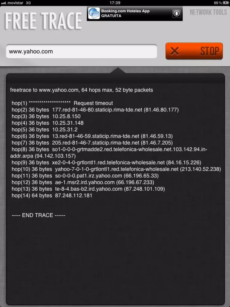 Capturas de tela do Free Trace iPad 