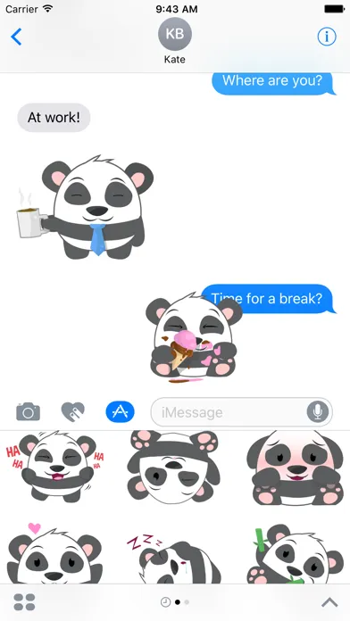Ảnh chụp màn hình của Oh Panda! Stickers