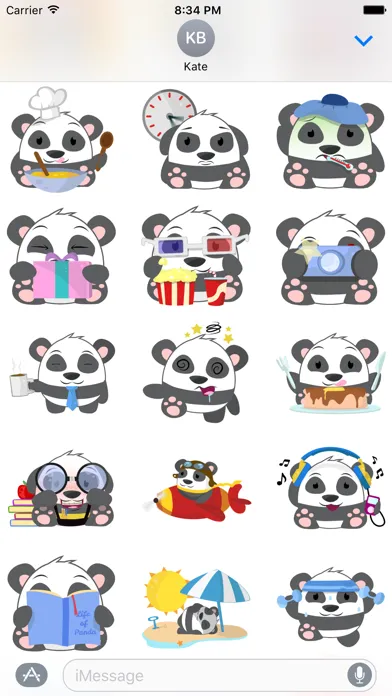 Ảnh chụp màn hình của Oh Panda! Stickers