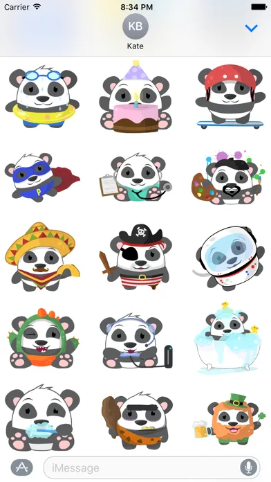 Ảnh chụp màn hình của Oh Panda! Stickers