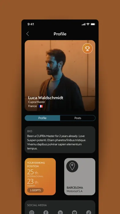 CUPRA Tribe App স্ক্রিনশট