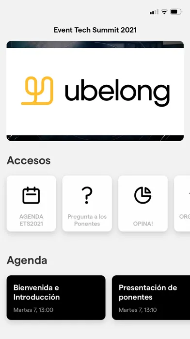 Zrzuty ekranu Ubelong App