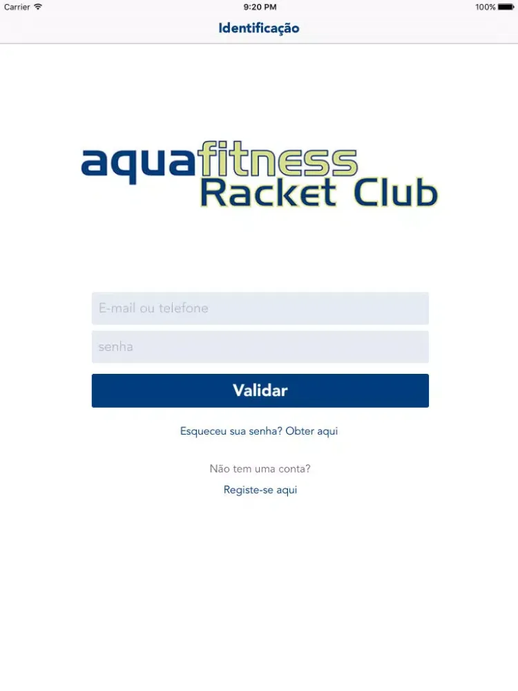 صور Aquafitness Racket Club iPad 