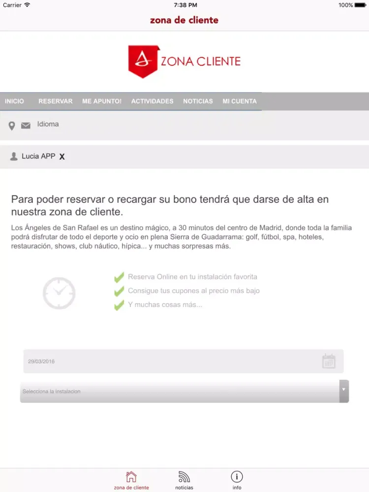 Скриншоты Angeles de San Rafael iPad 